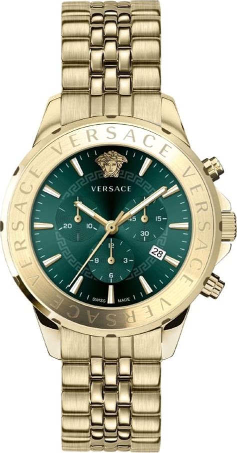 versace horloge groen